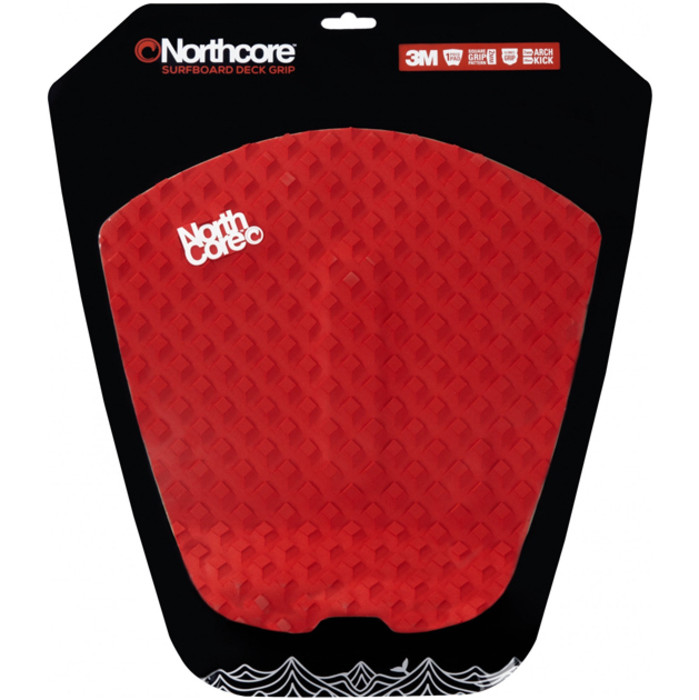 2024 Northcore Ultimate Grip Deck Pad Red NOCO63C